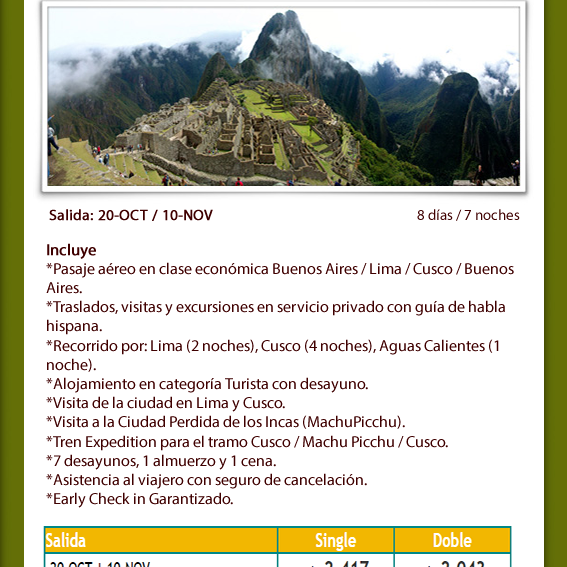 Peru imperdible OCT NOV18.fw